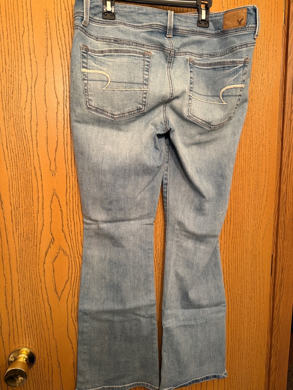 Size 12 Short American Eagle Jeans Super Stretch - Picture 2 of 4